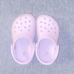 Purple Crocs Toddler Size 6